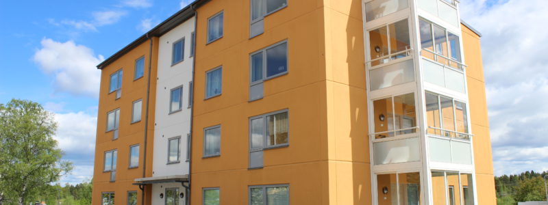 Bild på bostadshus